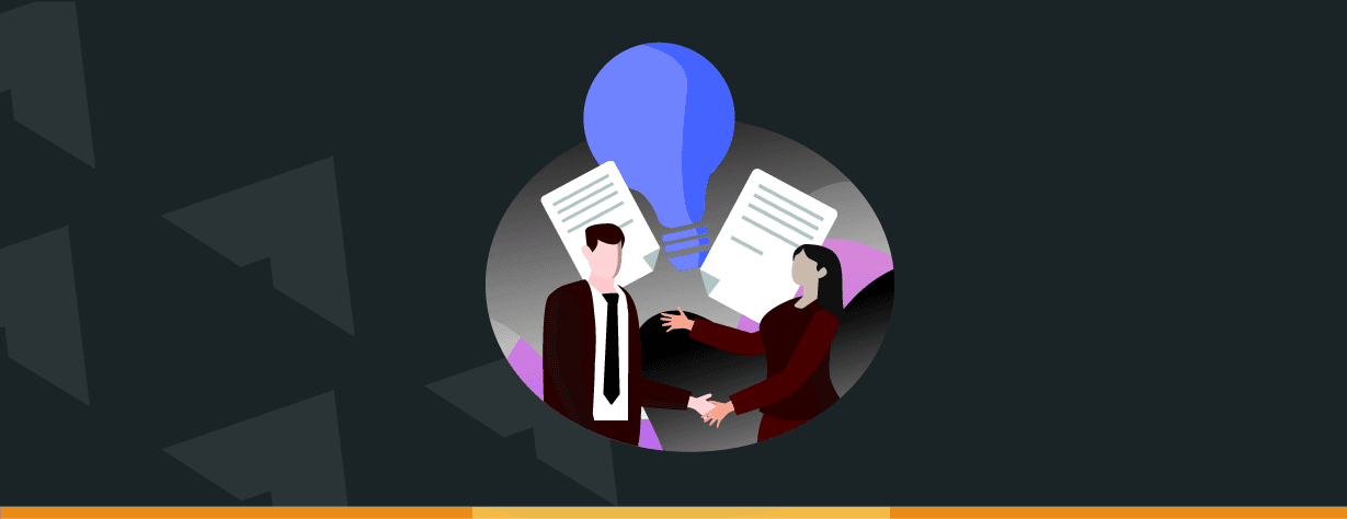 Streamlining the AR Invoicing Process - vector graphic demonstrating AR Invoicing