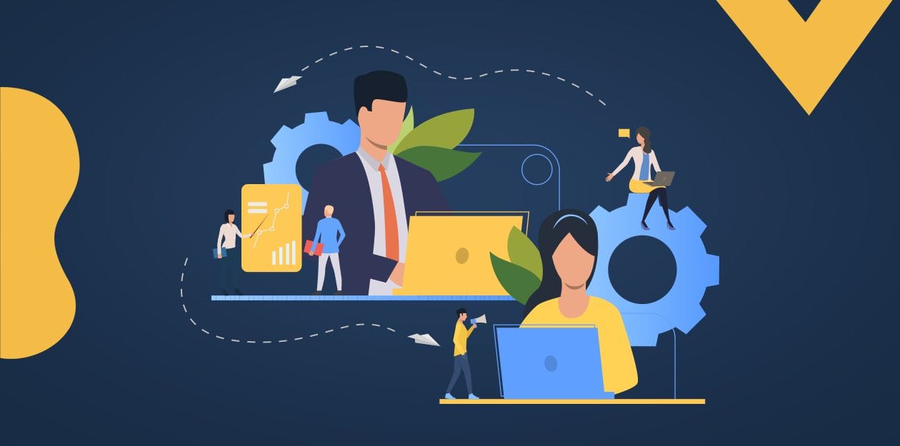 Employee Benefits graphic including remote workers