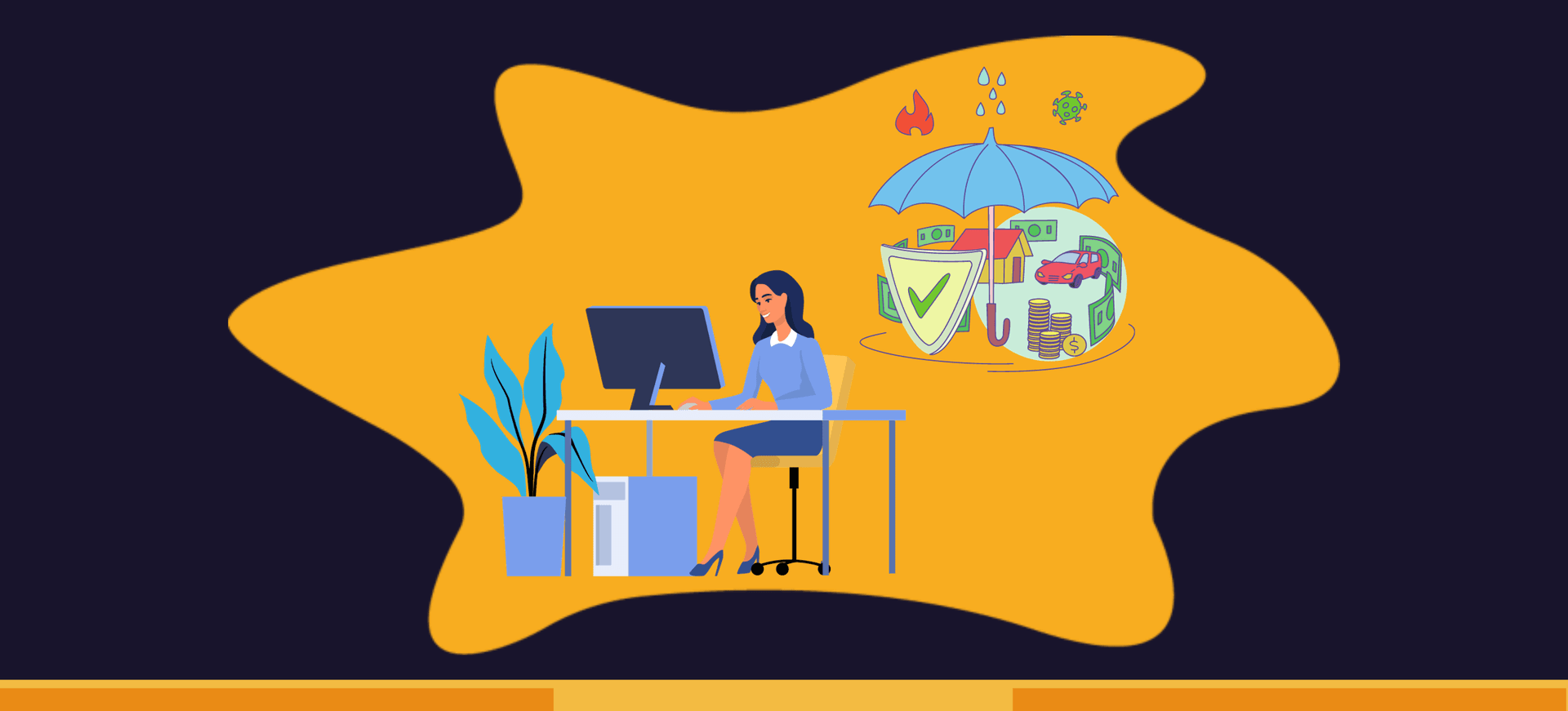 Is There a Service to Outsource Employee Benefits - vector header image showing HR and benefits.