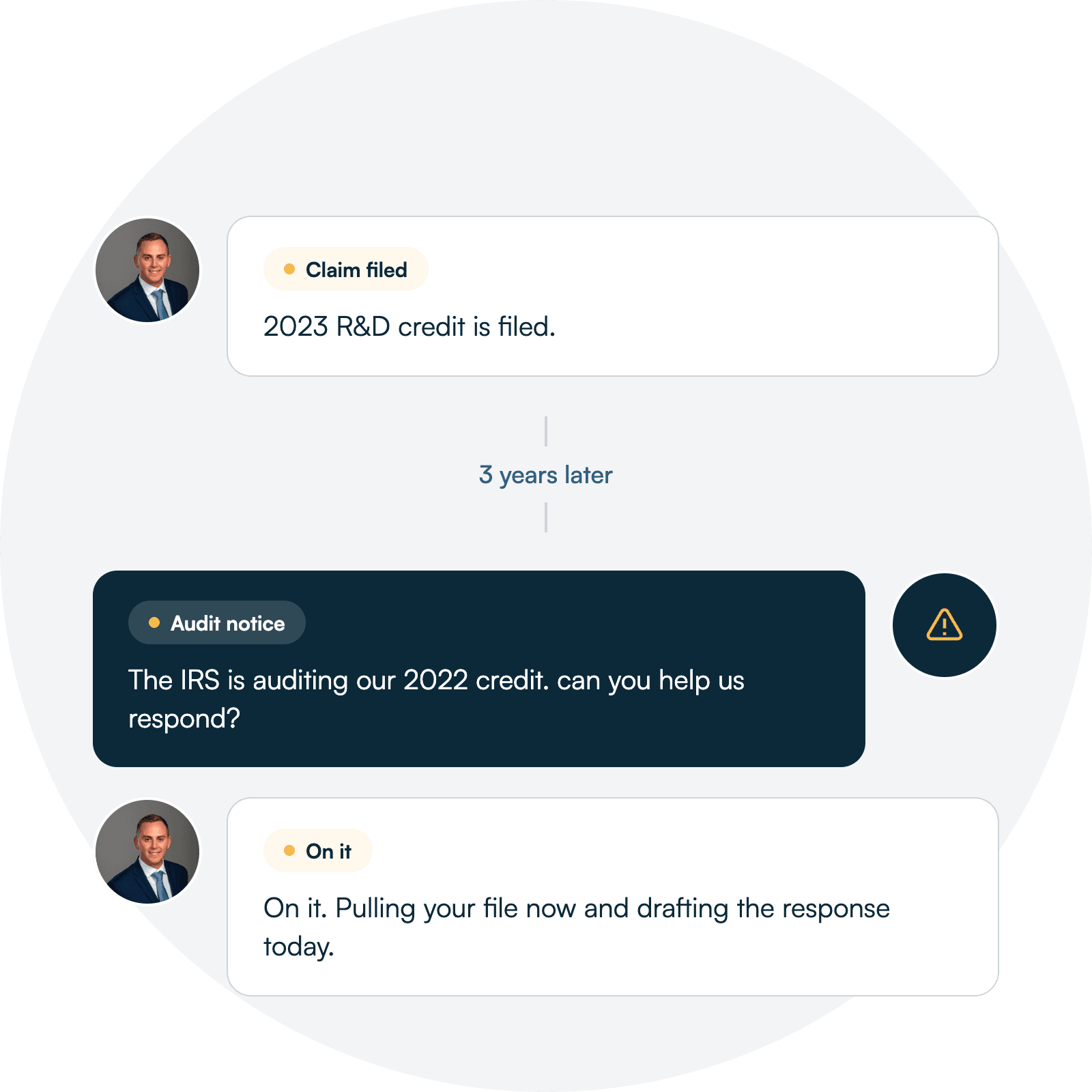 Placeholder illustration — Compliance that lasts
